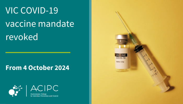 VIC COVID-19 vaccination mandate revoked