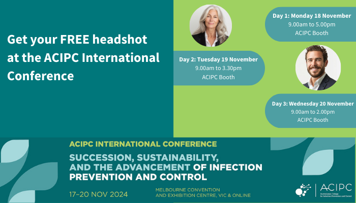 Get your FREE headshot at ACIPC2024