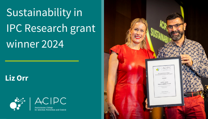 Sustainability in IPC Research grant winner 2024