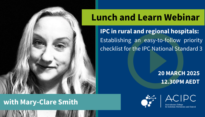 Webinar: IPC in rural and regional hospitals